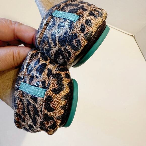 Tieks leopard ballet flats LEOPARD animal print leather women's size 7 EXCELLENT - Picture 9 of 16